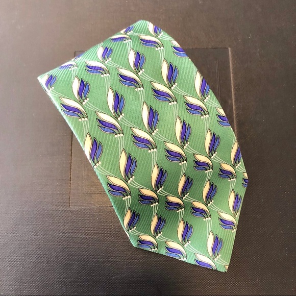 Valentino Lustrous Cravatte Men’s Silk Tie - Picture 2 of 8